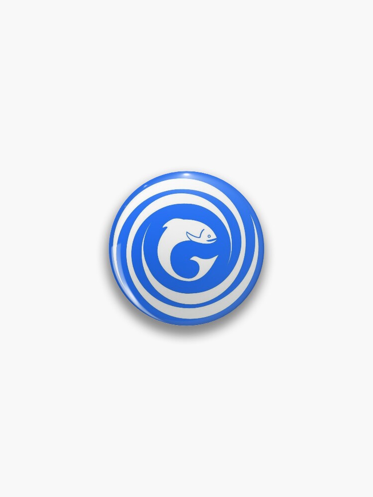 Thumbnail 1 of 3, Pin, Nova Scotia Gaelic Symbol - Blue designed and sold by GaelicCouncil.