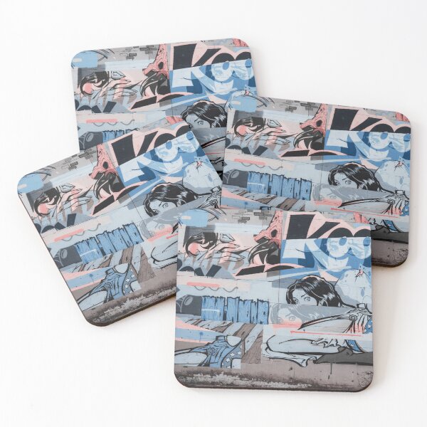 Item preview, Graffiti edited in peach and blue designed and sold by maribrandt.