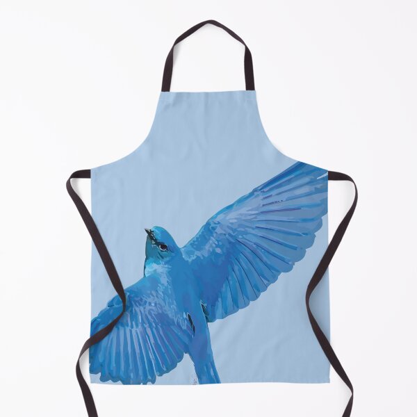 Item preview, Soar Bluebird of Happiness No. 6 Indigo Bunting Art designed and sold by teenugs.