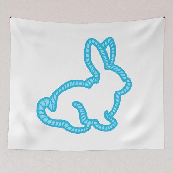 Item preview, Blue Rope Bunny Design  designed and sold by PolyKinkyQueer.