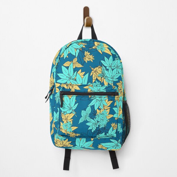 Item preview, Falling For U - Blue and Yellow Floral Pattern designed and sold by bonfimarts.