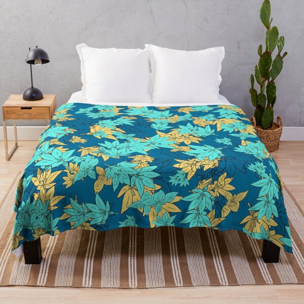 Item preview, Falling For U - Blue and Yellow Floral Pattern designed and sold by bonfimarts.