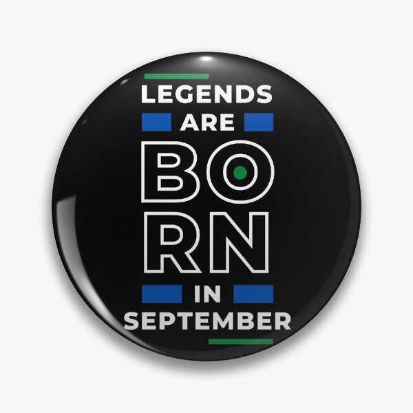 Item preview, Legends are born in September designed and sold by Creatoe.