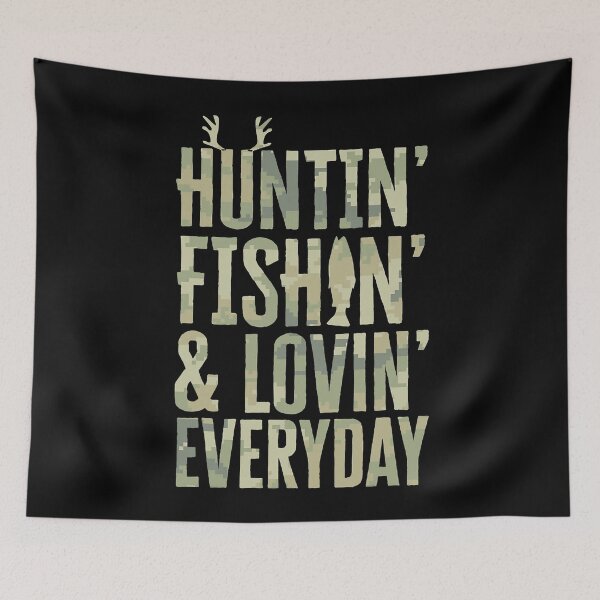 Item preview, Hunting Fishing Loving Everyday Fathers Day Camo designed and sold by WilliamQuinnell.