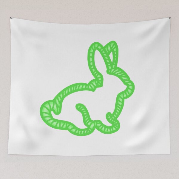 Item preview, Green Rope Bunny Design  designed and sold by PolyKinkyQueer.