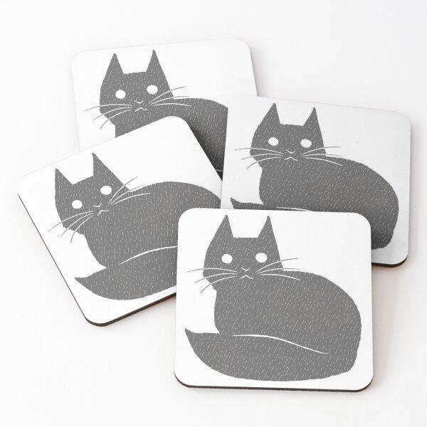 Item preview, Rainy Grey Cat designed and sold by dragonstarart.