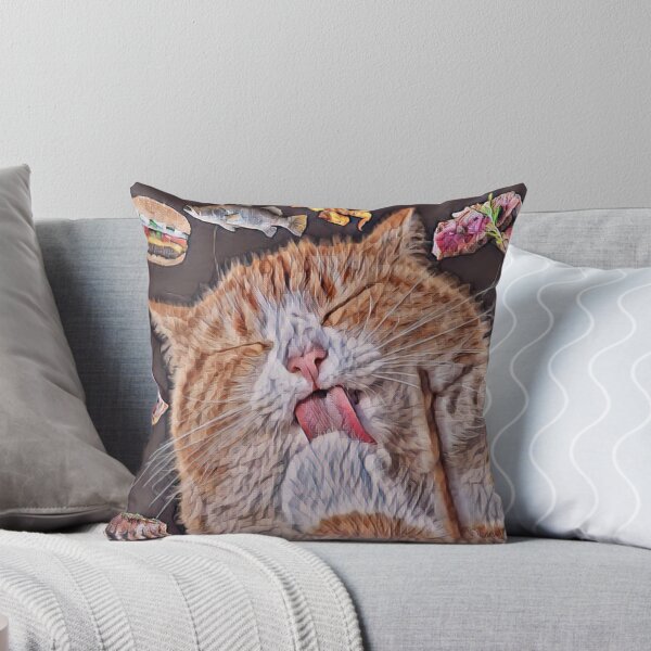 Item preview, Cat having Foodgasm designed and sold by Vinsara Store.