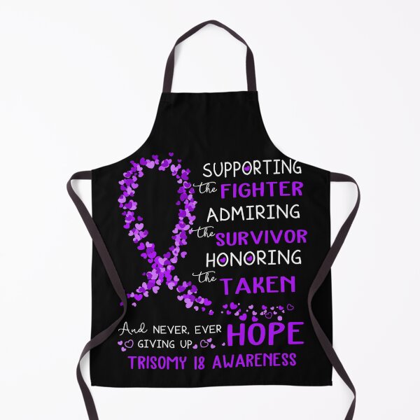 Item preview, Supporting Fighter Trisomy 18 Awareness designed and sold by largellie.