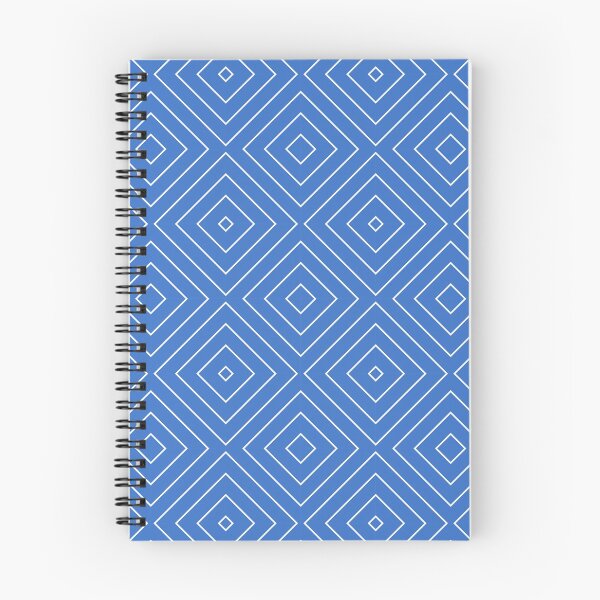 Item preview, Abstract Blue White Diamond Square Geometric Pattern designed and sold by wenjunior.