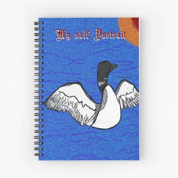 Item preview, My self Portrait common loon designed and sold by NatureDesigned.