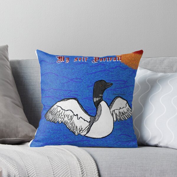 Item preview, My self Portrait common loon designed and sold by NatureDesigned.