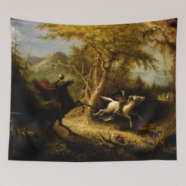Item preview, The Headless Horseman Pursuing Ichabod Crane designed and sold by allhistory.