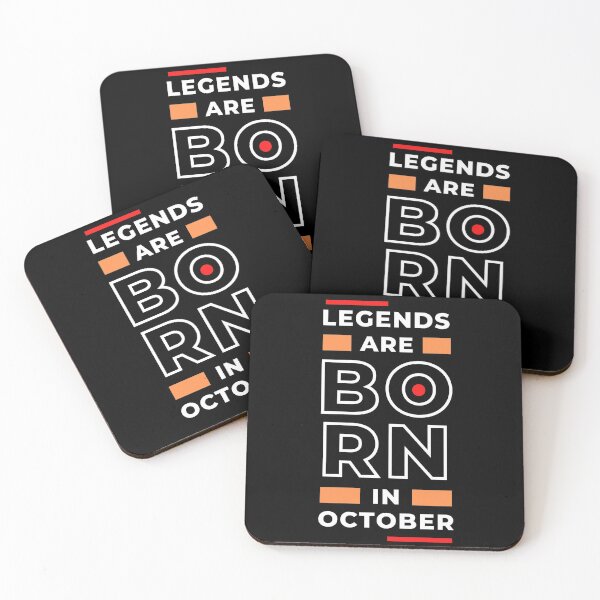 Item preview, Legends are born in October designed and sold by Creatoe.
