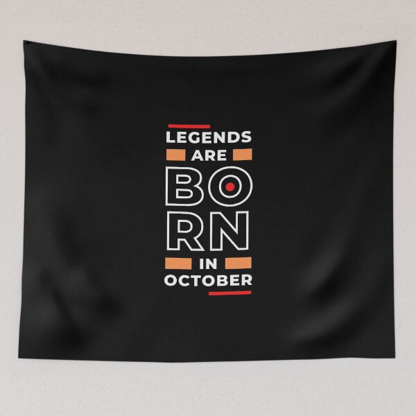 Item preview, Legends are born in October designed and sold by Creatoe.