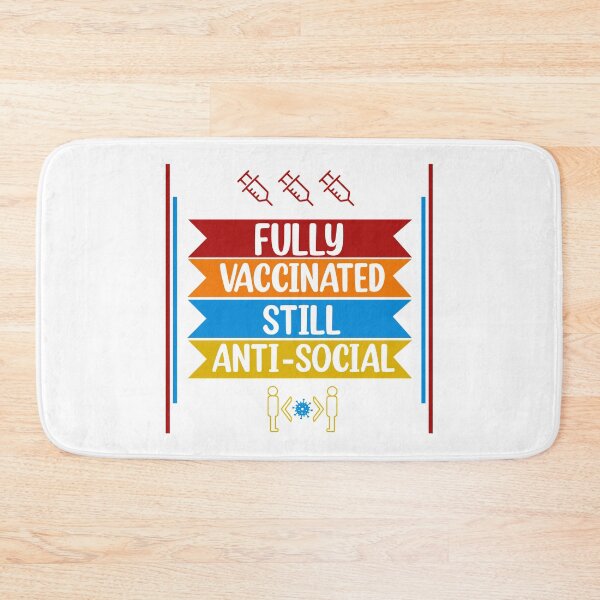 Item preview, I'm Fully Vaccinated Still Anti-Social Funny 2021 Vaxxed  designed and sold by Rami Khalifah.
