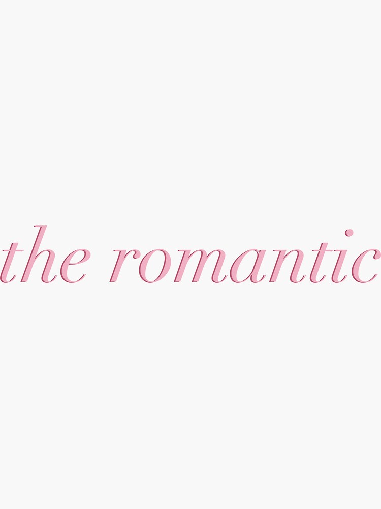Thumbnail 3 of 3, Sticker, The Romantic designed and sold by laurynmmusic.