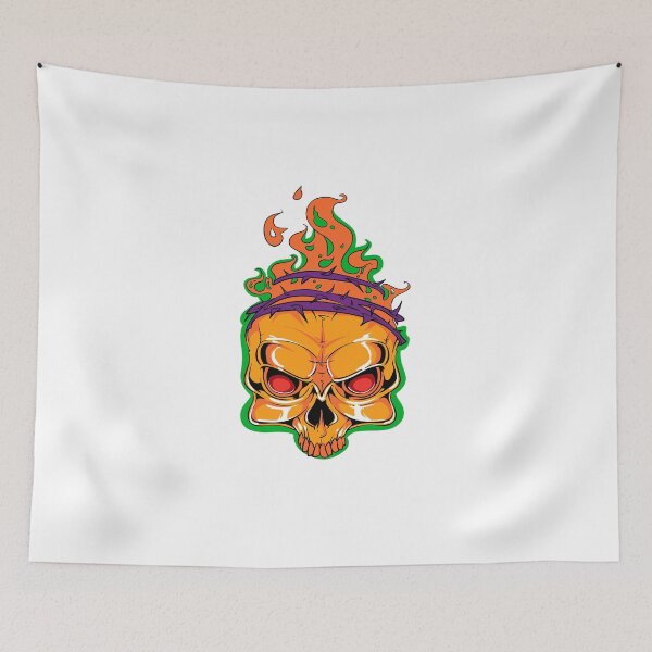 Item preview, Fire Skull designed and sold by artorno.