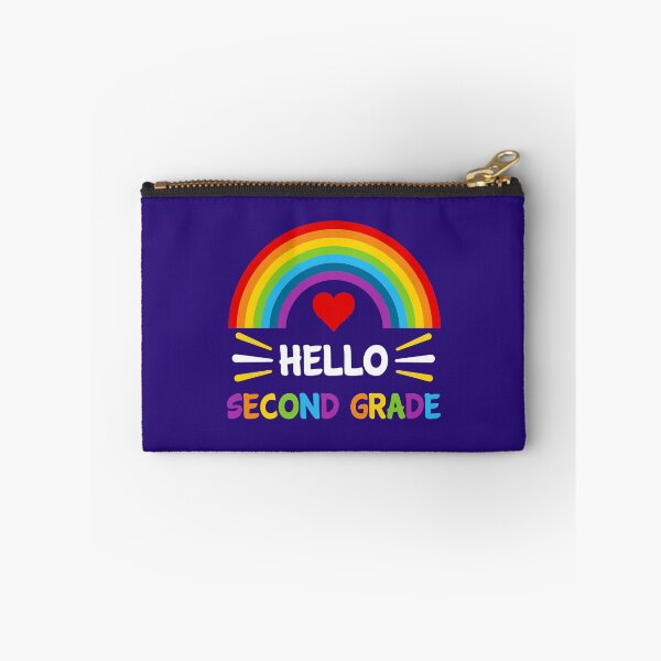 Item preview, Hello Second Grade Student Teacher Back To School Rainbow designed and sold by StudioTina.
