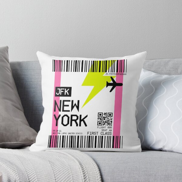 Item preview, NEW YORK plane ticket designed and sold by Julia Santos.
