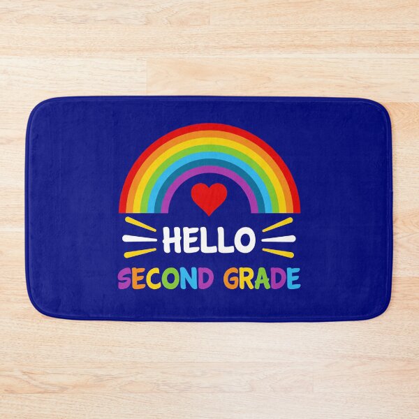 Item preview, Hello Second Grade Student Teacher Back To School Rainbow designed and sold by StudioTina.