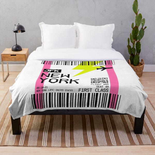 Item preview, NEW YORK plane ticket designed and sold by Julia Santos.