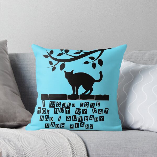 Item preview, I would love to but my cat and I already made plans ,Cat lady  designed and sold by Amirebdesign.