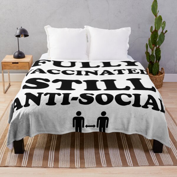 Item preview, I'm Fully Vaccinated Still Anti-Social Funny 2021 Vaxxed  designed and sold by Rami Khalifah.