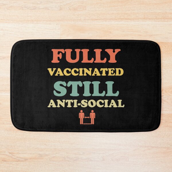 Item preview, I'm Fully Vaccinated Still Anti-Social Funny 2021 Vaxxed  designed and sold by Rami Khalifah.