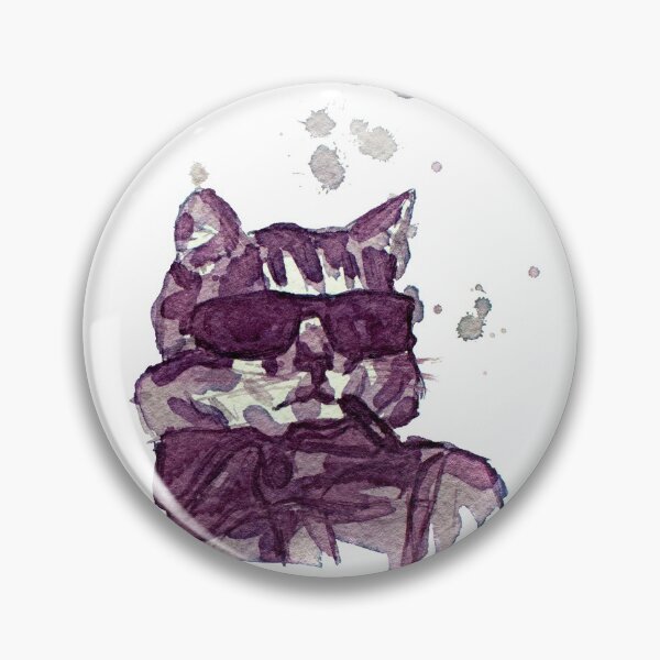 Item preview, Cigarette Cat Wine Painting designed and sold by Hanna Fox.