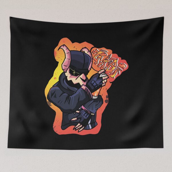 Item preview, FNF cool tabi graffiti art designed and sold by Ruvolchik.