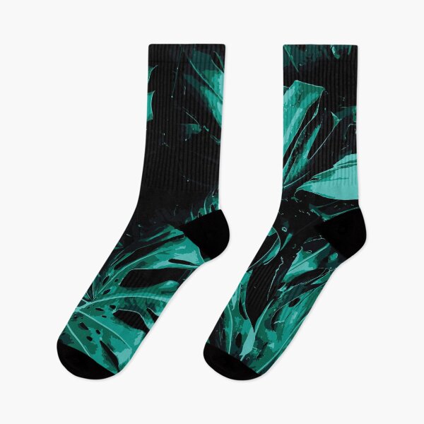 Item preview, Monstera pattern, Teal Monstera Leaves designed and sold by patternme.