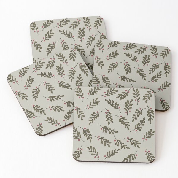 Item preview, Wintery Leaves and Berries designed and sold by ceciboo.