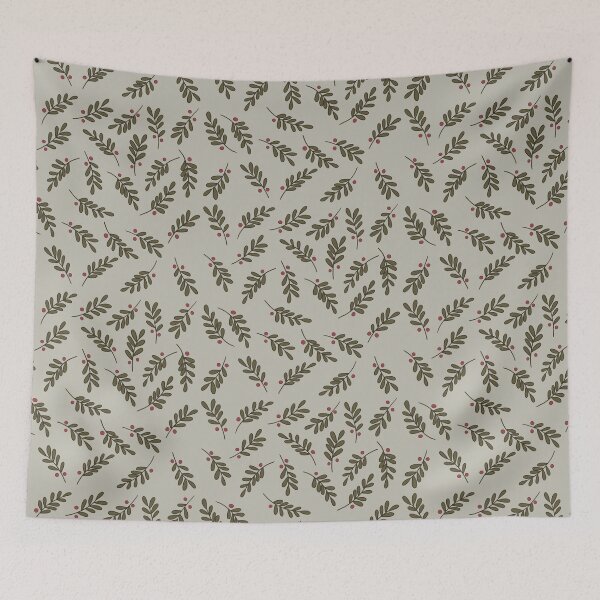 Item preview, Wintery Leaves and Berries designed and sold by ceciboo.