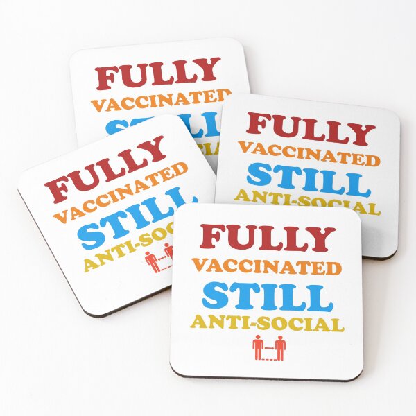 Item preview, I'm Fully Vaccinated Still Anti-Social Funny 2021 Vaxxed  designed and sold by Rami Khalifah.
