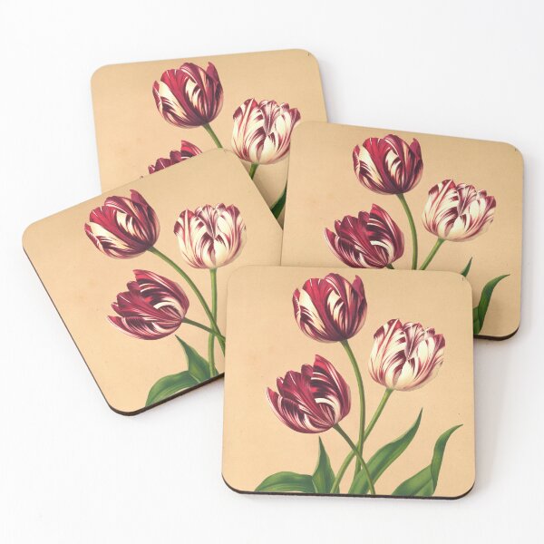Item preview, Vintage Botanical Print: Late Tulips / Bybloemen or Violets from the Cooper Hewitt Museum designed and sold by Douglas E. Welch Design and Photography.