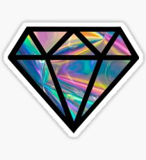 holographic diamond (simulated) Sticker