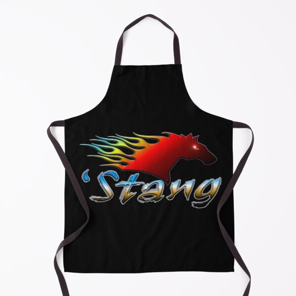 Item preview, 'Stang Design Fire w/Chrome Letters designed and sold by TMPSG.