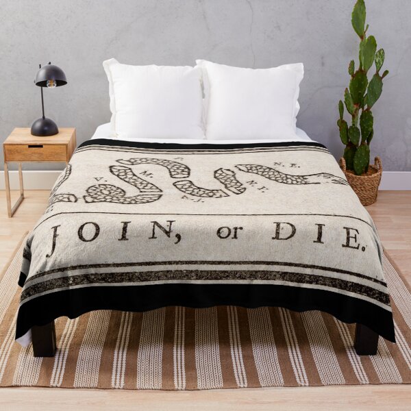 Item preview, Join or Die American Revolution Flag designed and sold by beachcamper.