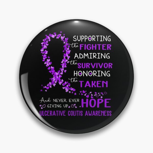 Item preview, Supporting Fighter Ulcerative Colitis Awareness designed and sold by largellie.
