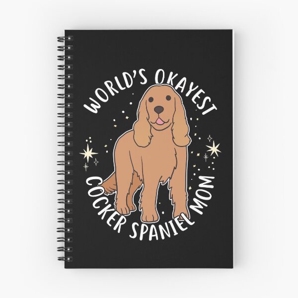 Item preview, World's Okayest Cocker Spaniel Mom designed and sold by Clara Hollins.