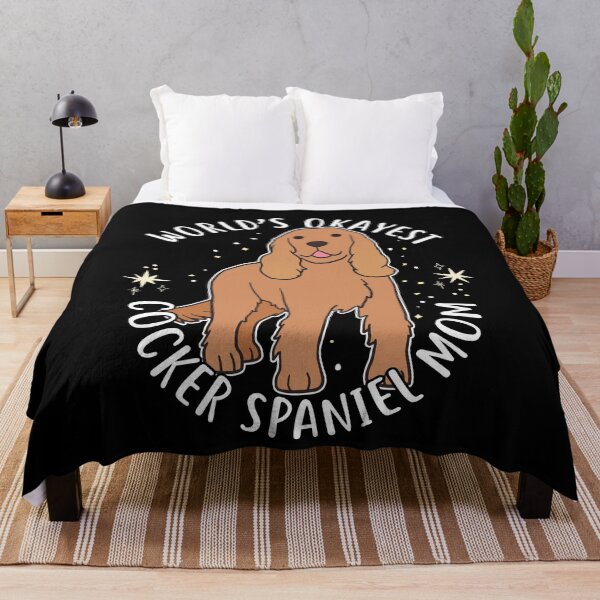 Item preview, World's Okayest Cocker Spaniel Mom designed and sold by Clara Hollins.