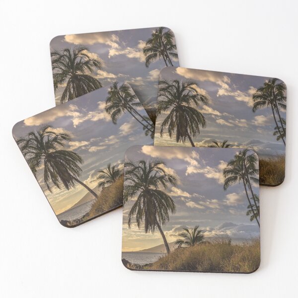 Item preview, Maui Beach Hawaii Island Sunset Ocean Palm Trees designed and sold by Piper-Deals.