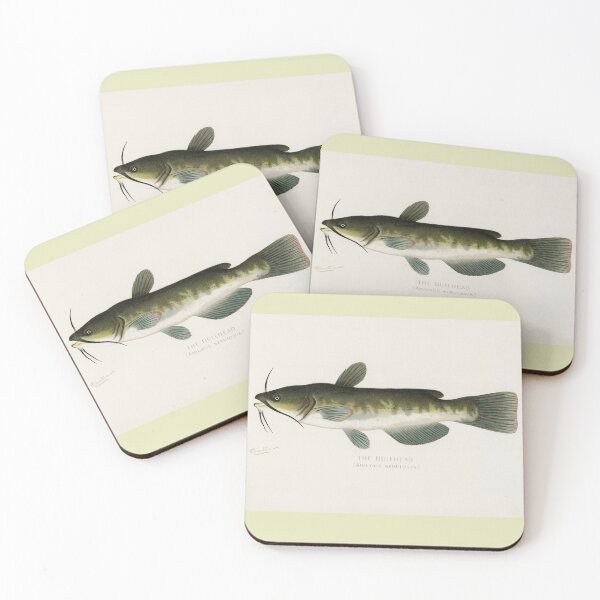 Item preview, Bull Head Catfish Lithograph Sherman F. Deaton designed and sold by GoldenDoodleDen.