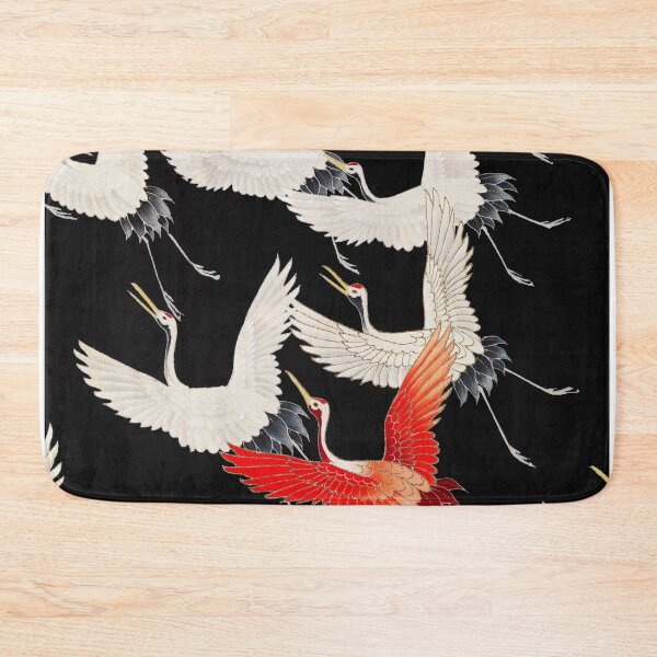 Item preview, Furisode with a Myriad of Flying Cranes - Japanese Art  designed and sold by TSLAB.