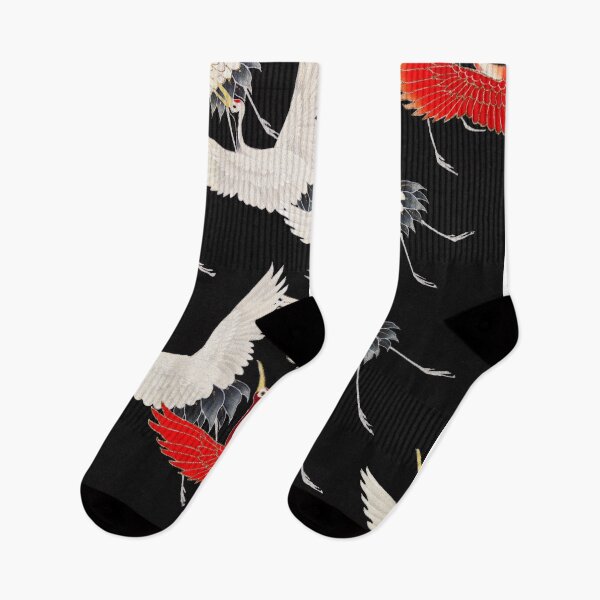 Item preview, Furisode with a Myriad of Flying Cranes - Japanese Art  designed and sold by TSLAB.