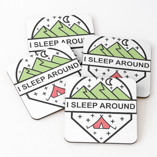 Item preview, I Sleep Around Funny Camping  designed and sold by Boum04.