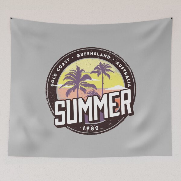 Item preview, Gold Coast Retro Sunset Queensland designed and sold by TamGustam.