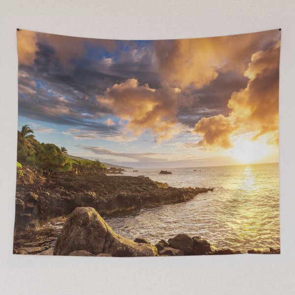 Item preview, Maui Beach Hawaii Island Sunset Rocky designed and sold by Piper-Deals.