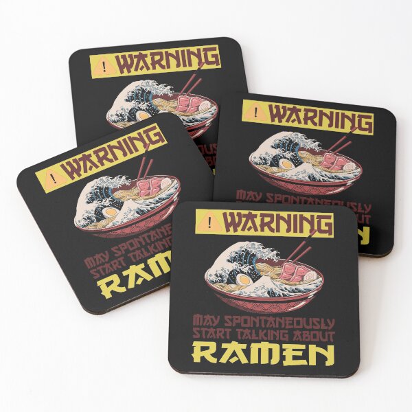 Item preview, Warning May Spontaneously Start Talking About Ramen -  The Great Wave of Ramen designed and sold by FreeMood.