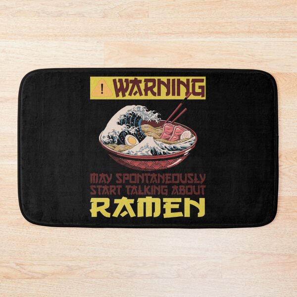 Item preview, Warning May Spontaneously Start Talking About Ramen -  The Great Wave of Ramen designed and sold by FreeMood.